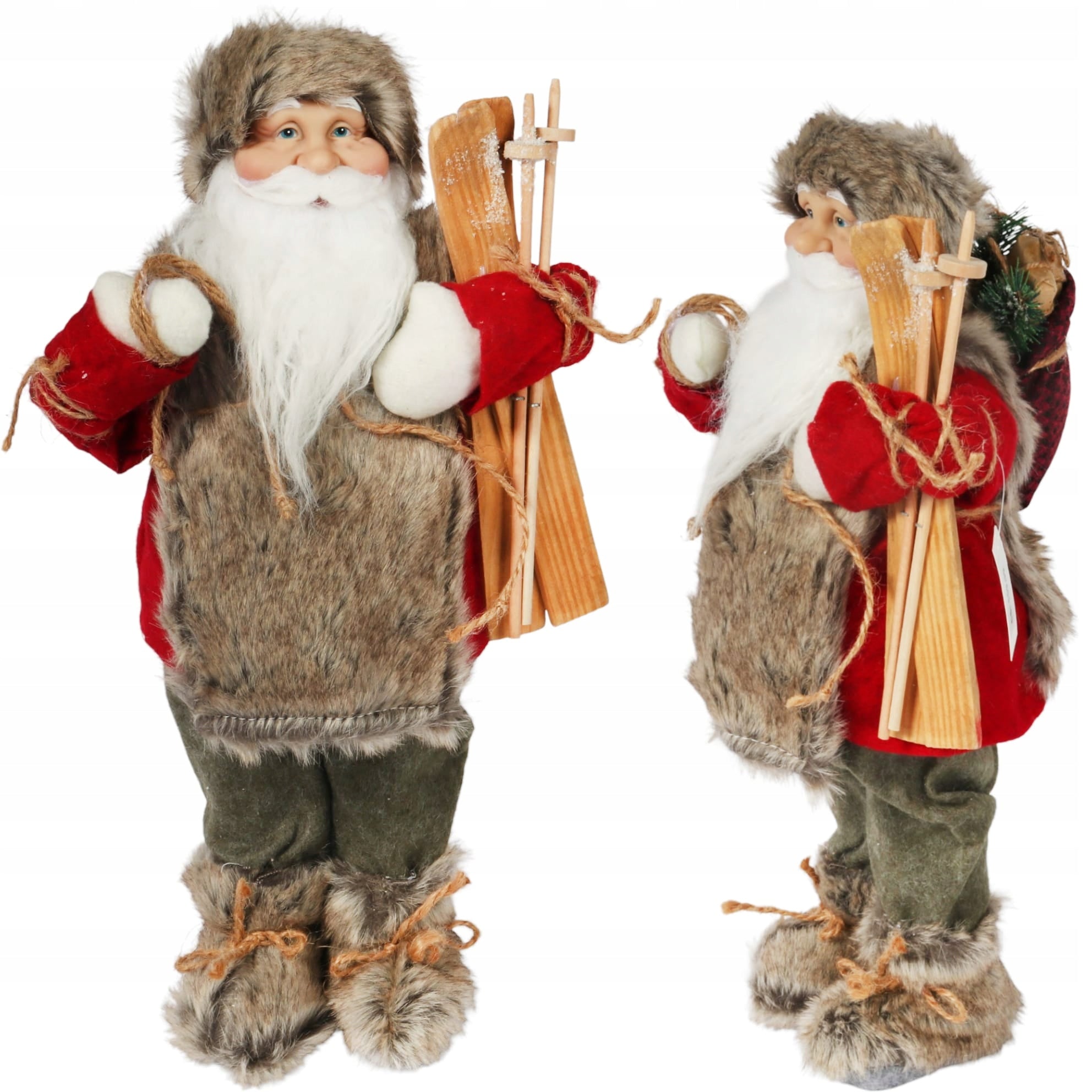 ŠVENTASIS KALĖDA kalėdinėfigurėlė skandinaviška DEKORACIJA puošmena 46cm ŠVENTĖS