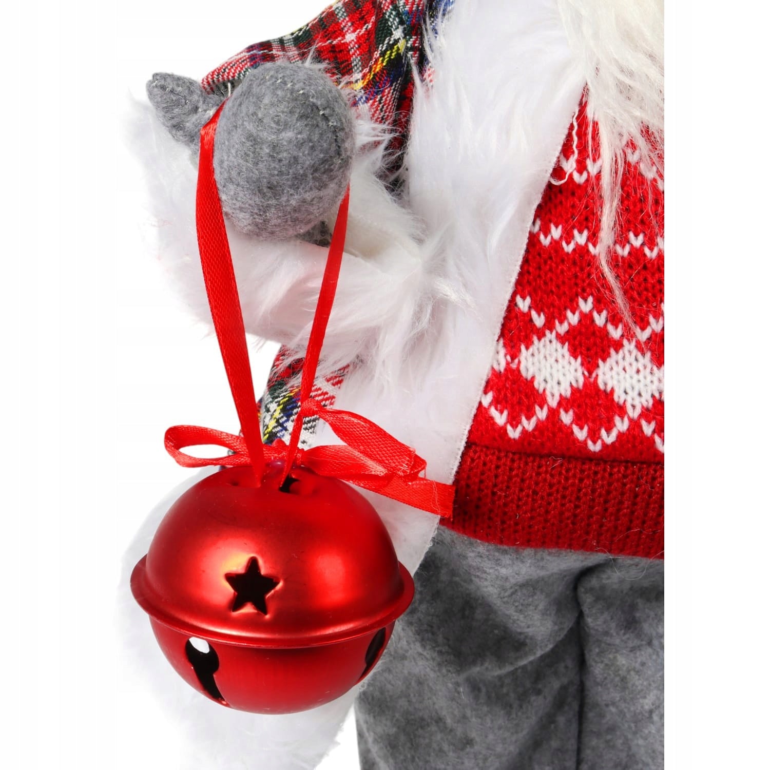 Kalėdų Senelio Statulėlė 48cm, Skandinaviška Šventinė Dekoracija