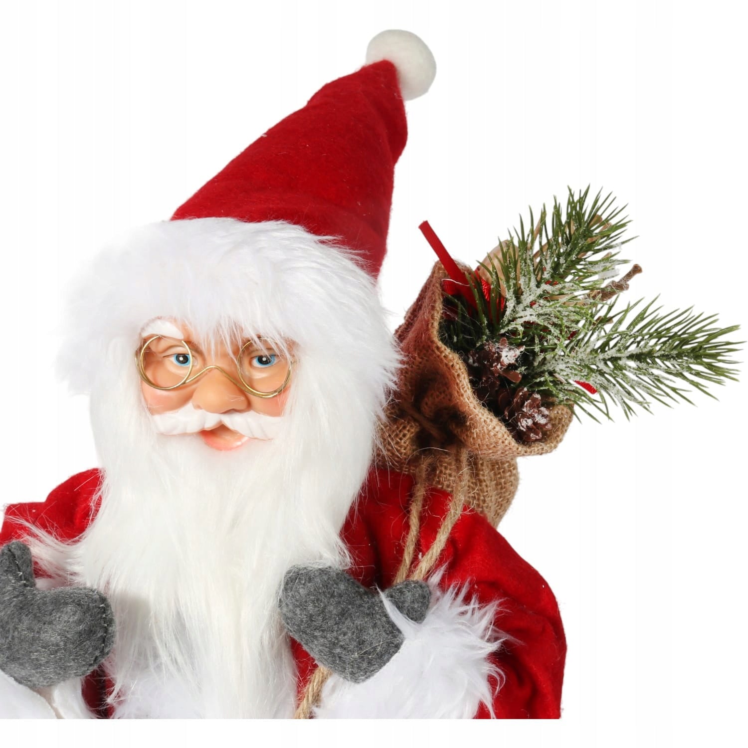 ŠVENTASIS KALĖDA Kalėdų figūrėlė skandinaviška DEKORACIJA puošmena 56cm Kalėdos