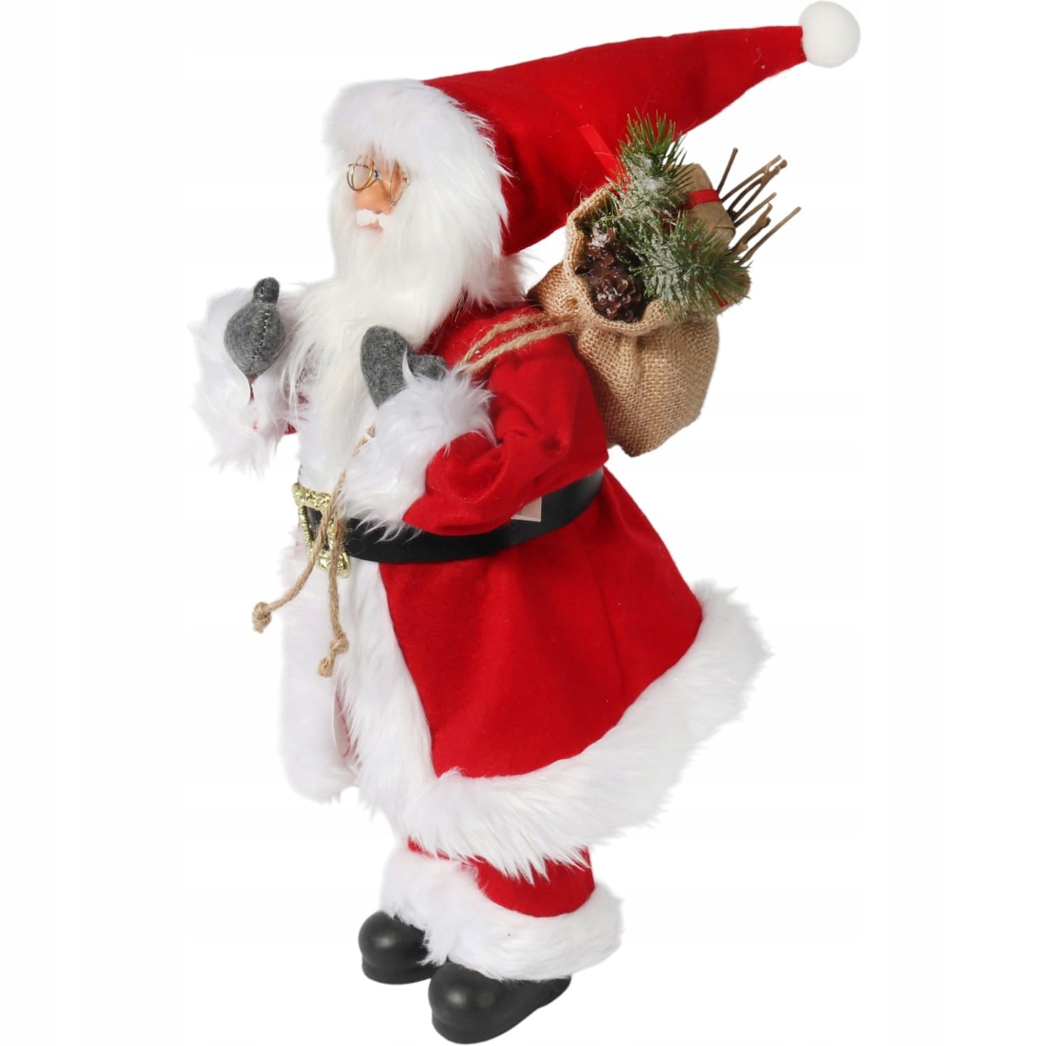 ŠVENTASIS KALĖDA Kalėdų figūrėlė skandinaviška DEKORACIJA puošmena 56cm Kalėdos