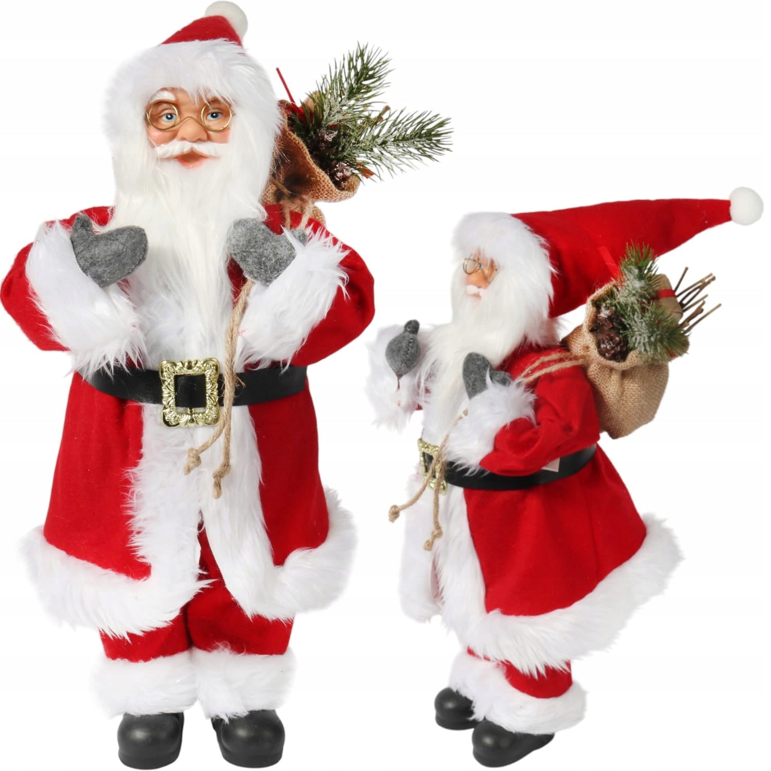 ŠVENTASIS KALĖDA Kalėdų figūrėlė skandinaviška DEKORACIJA puošmena 56cm Kalėdos