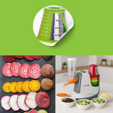 ELEKTRINIS DARŽOVIŲ, KOPŪSTŲ, SŪRIO SMULKINTUVAS/TARKYKLĖ SU 5 TARKAIS, 150W