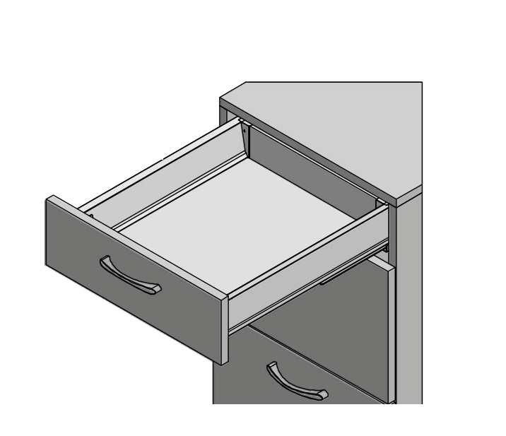 GTV MODERN BOX PRO ŽEMŠČIUSIŲ JAUTĖJO SKLANDUMAS H84 L500 Tylus uždarymas IŠTRAUKIMAS 40 kg BALTA