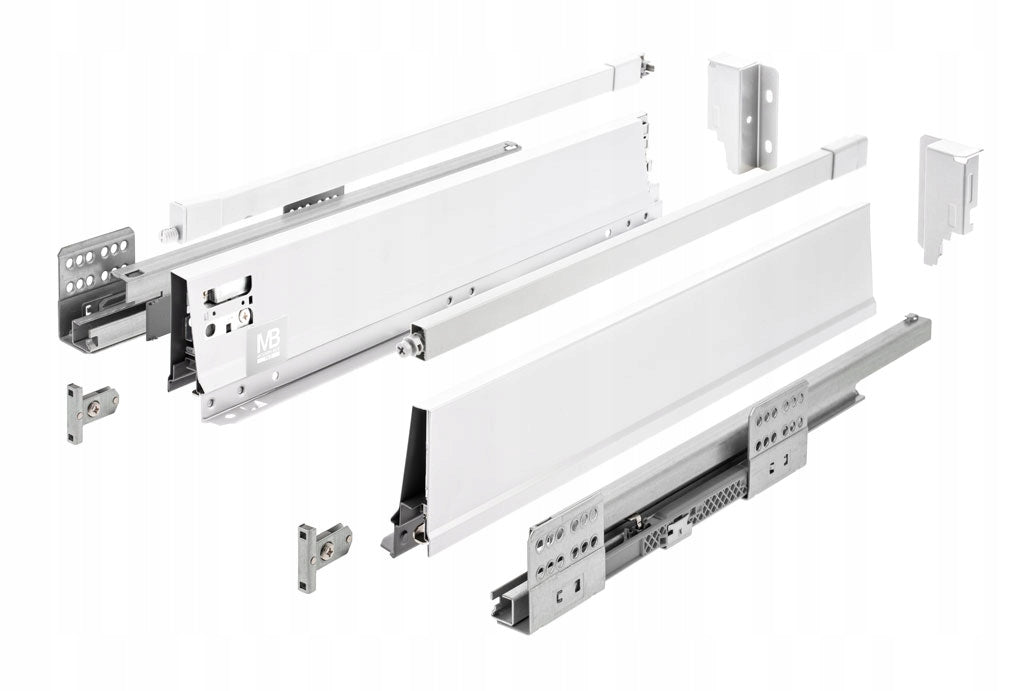 GTV MODERN BOX PRO ŽEMŠČIUSIŲ JAUTĖJO SKLANDUMAS H84 L500 Tylus uždarymas IŠTRAUKIMAS 40 kg BALTA