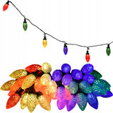 Šviečiantys kankorėžiai Kalėdinės girliandos dekoratyvinė švieselių juosta iš kankorėžių 50LED Goliat