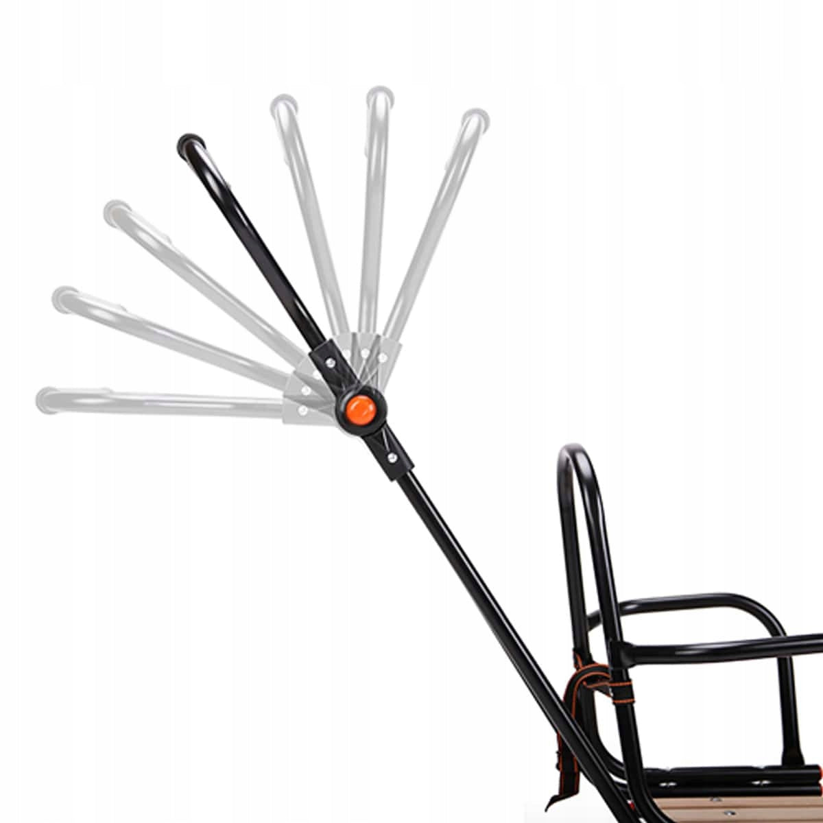 Vežimėlis su atlošu vilna VISI SEZONAI ratukai MUFKA 505