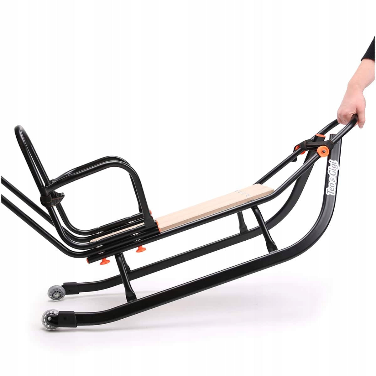 Vežimėlis su atlošu vilna VISI SEZONAI ratukai MUFKA 505