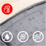 Vežimėlis su atlošu vilna VISI SEZONAI ratukai MUFKA 505