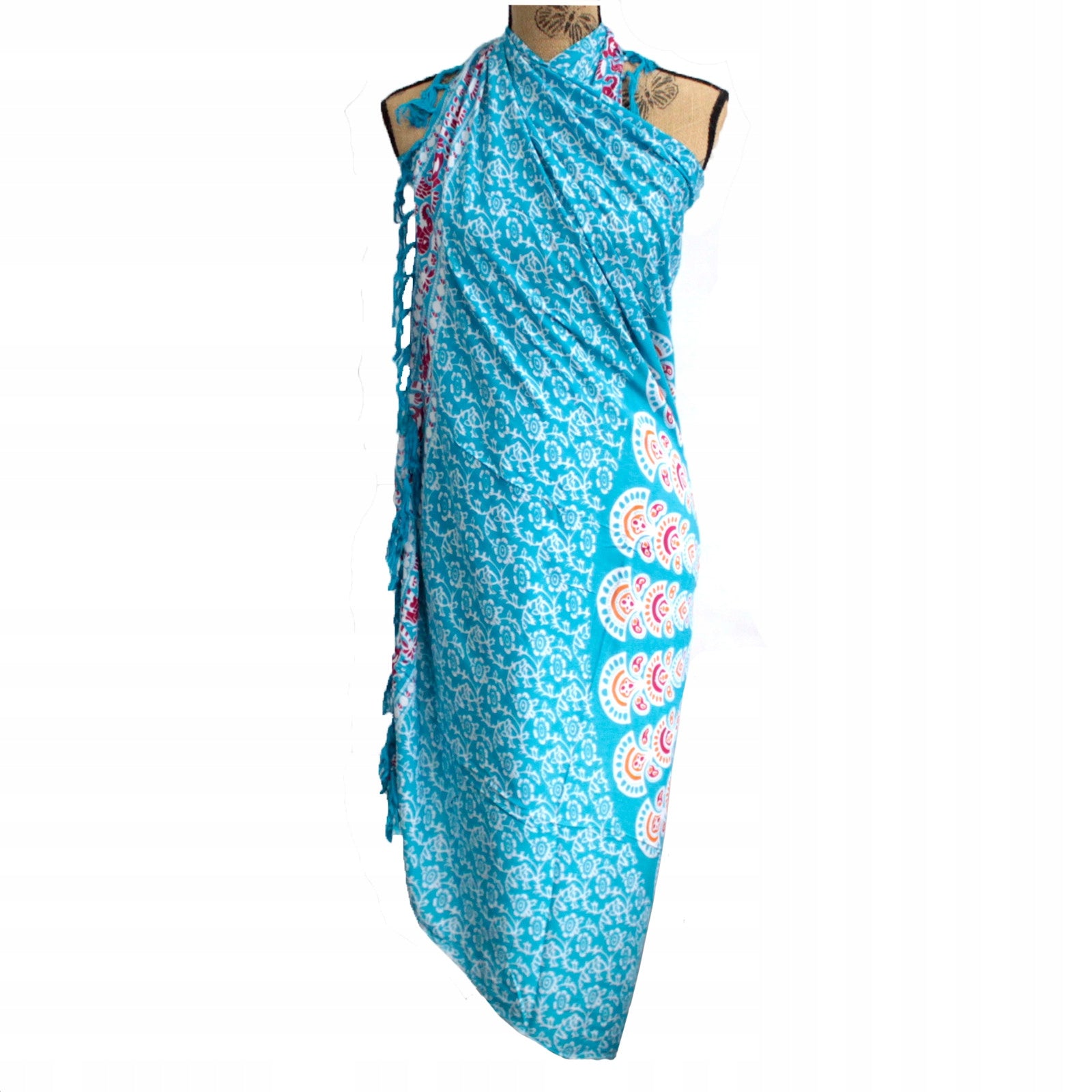 Sarong Mandala - Mėlynai žalias