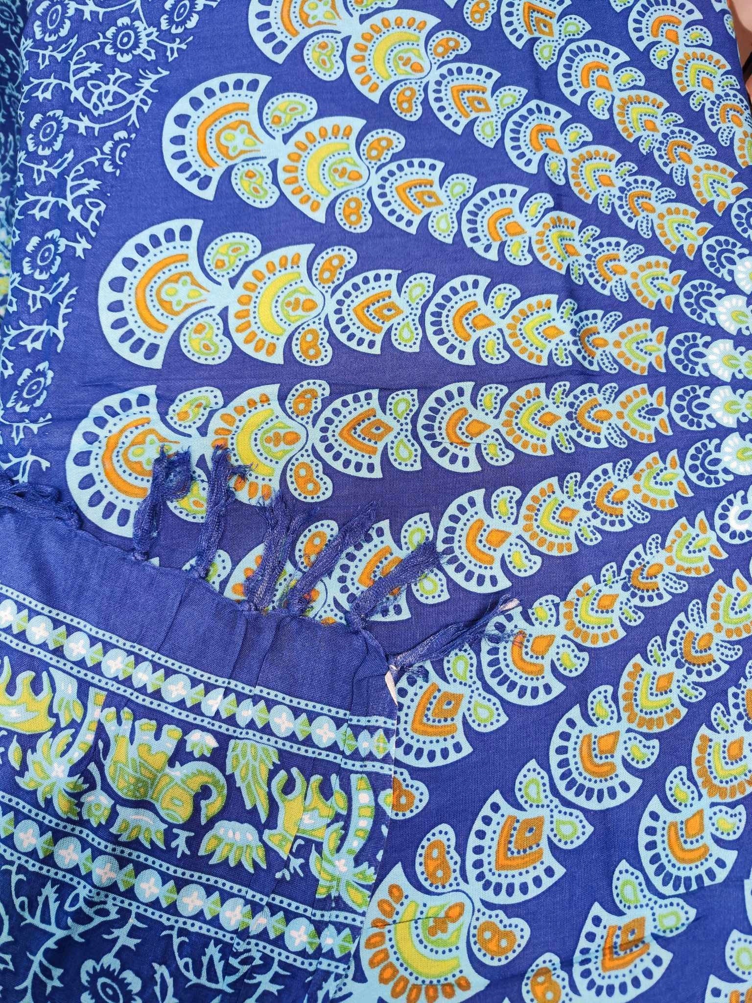 Sarong Mandala - Mėlynai žalias