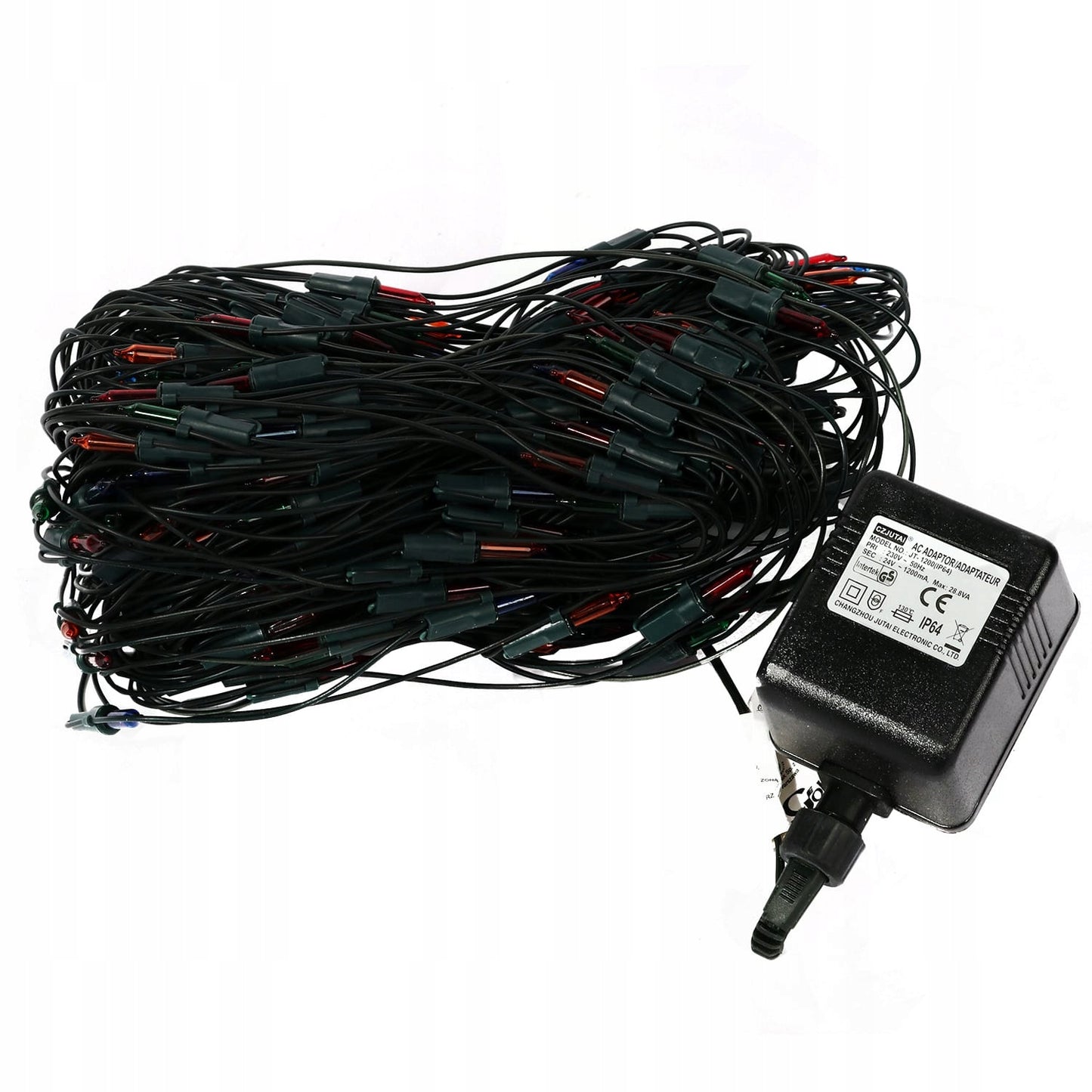 Šviečiantis tinklas 240 lempučių Kalėdinės girliandos multicolour KALĖDOS