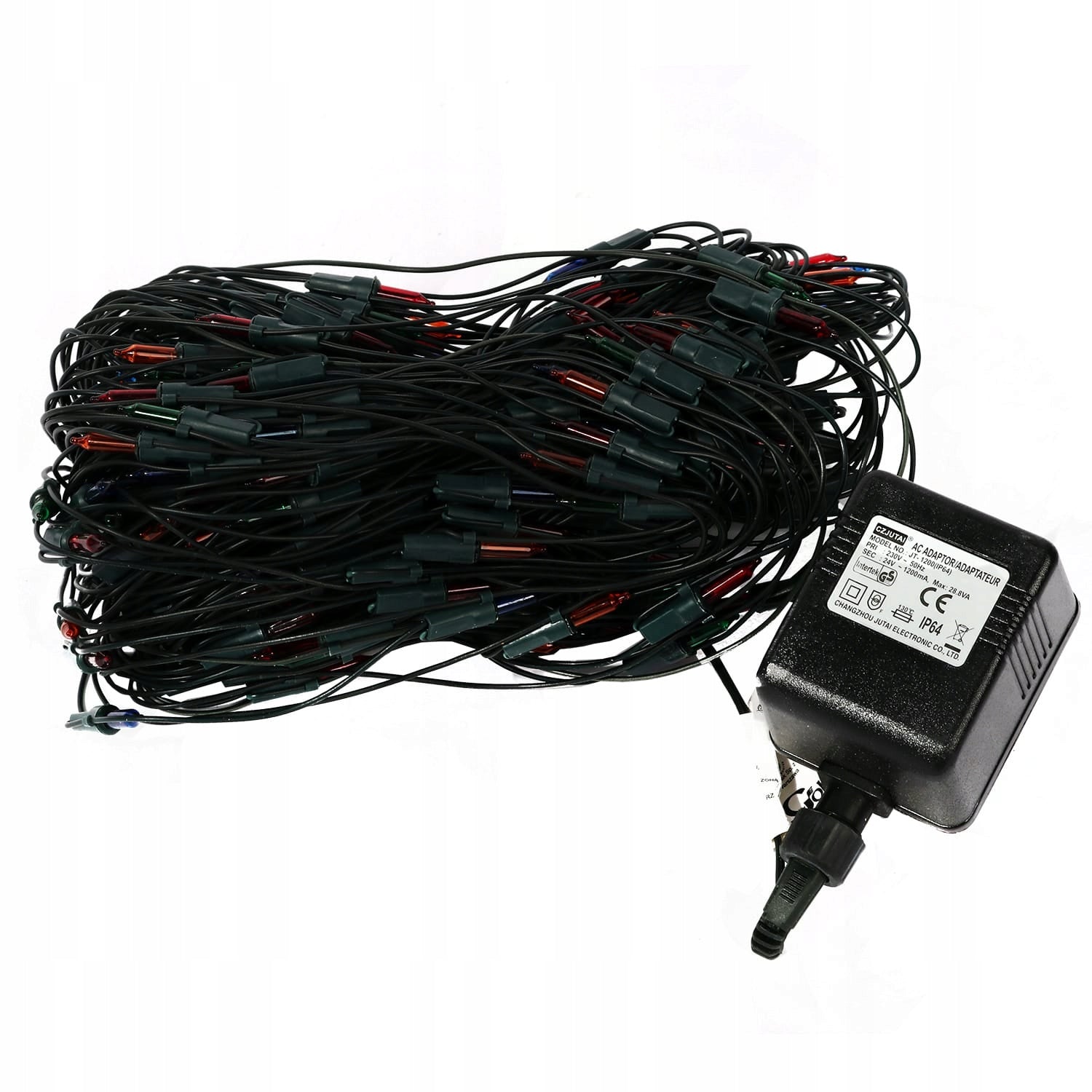 Šviečiantis tinklas 240 lempučių Kalėdinės girliandos multicolour KALĖDOS