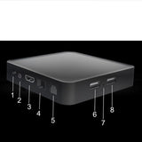 Smart TV dėžutė GD2 Android 12 4K 2GB RAM, 32GB ROM, Wi-Fi 5G, LAN, BT 5.0