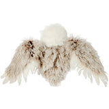 Graži pūkuota pelėda 45 cm kalėdinė žiemos dekoracija