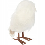 Graži pūkuota pelėda 28cm Kalėdinė žiemos dekoracija