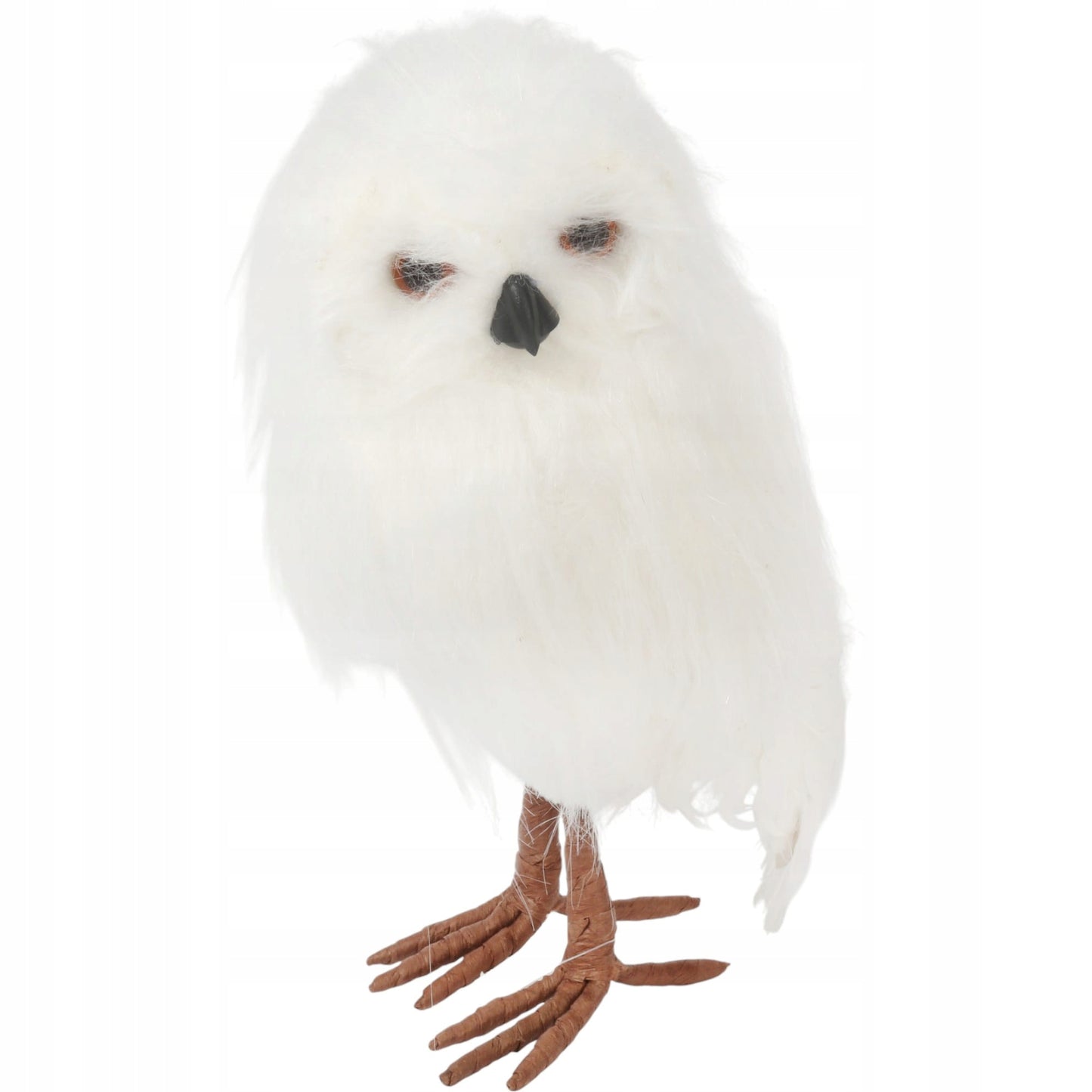 Graži pūkuota pelėda 28cm Kalėdinė žiemos dekoracija