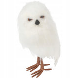 Graži pūkuota pelėda 28cm Kalėdinė žiemos dekoracija