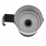 Elektrinis pieno putų plakiklis su pašildymu, latte, cappuccino, juodas, 1000W