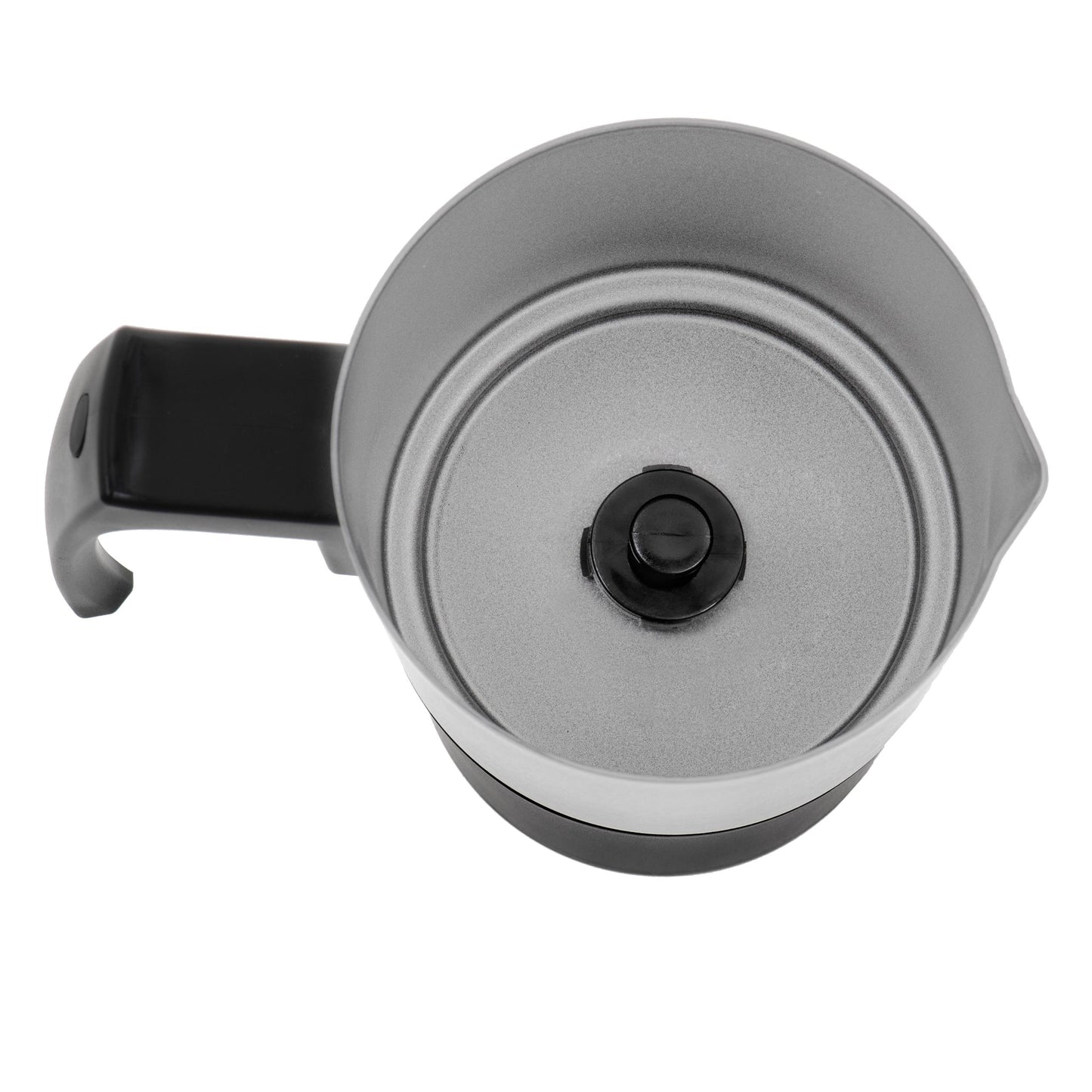 Elektrinis pieno putų plakiklis su pašildymu, latte, cappuccino, juodas, 1000W