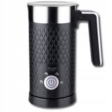 Elektrinis pieno plakiklis su pašildymu, latte, cappuccino, juodas