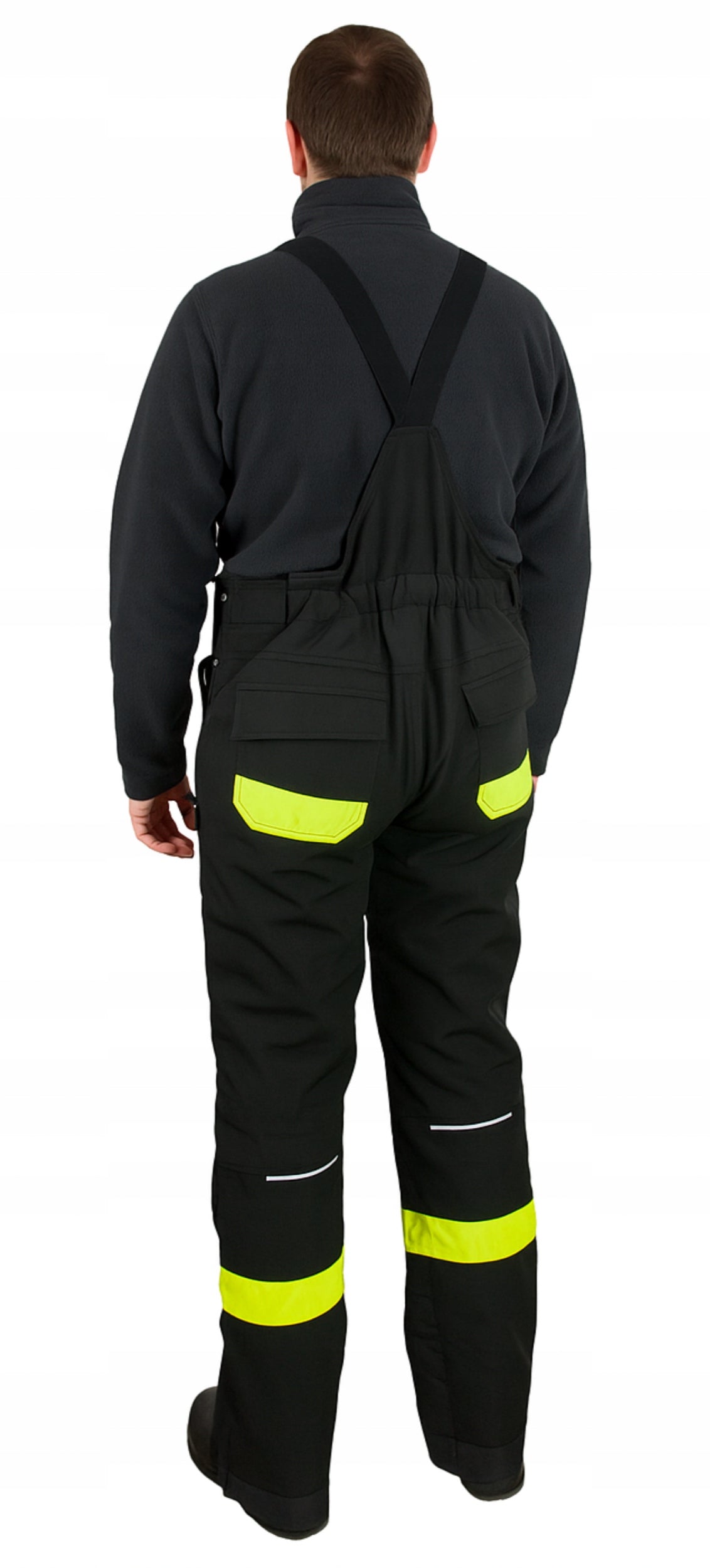 Darbinės kelnės SU ŠILTINTU MEDŽIAGOS viršutiniu sluoksniu, žiemos kombinezonas vyrams, Elastingas Softshell 44