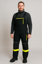 Darbinės kelnės SU ŠILTINTU MEDŽIAGOS viršutiniu sluoksniu, žiemos kombinezonas vyrams, Elastingas Softshell 44