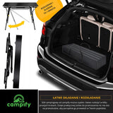 Campify Aliumininis Sulankstomas Lauko Stovyklavimo Stalas, Juodas