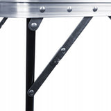 Sulankstomas turistinis kempinginis stalas balkonui, sodui, iškylai