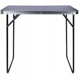 Sulankstomas turistinis kempinginis stalas balkonui, sodui, iškylai