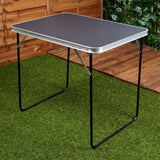 Sulankstomas turistinis kempinginis stalas balkonui, sodui, iškylai