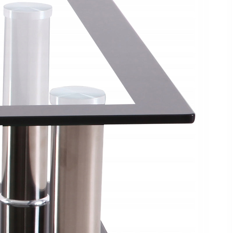 Stalinis kavos staliukas, stiklinis staliukas, grūdintas permatomas stiklas