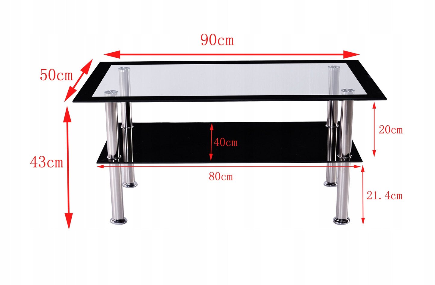 Stalinis kavos staliukas, stiklinis staliukas, grūdintas permatomas stiklas