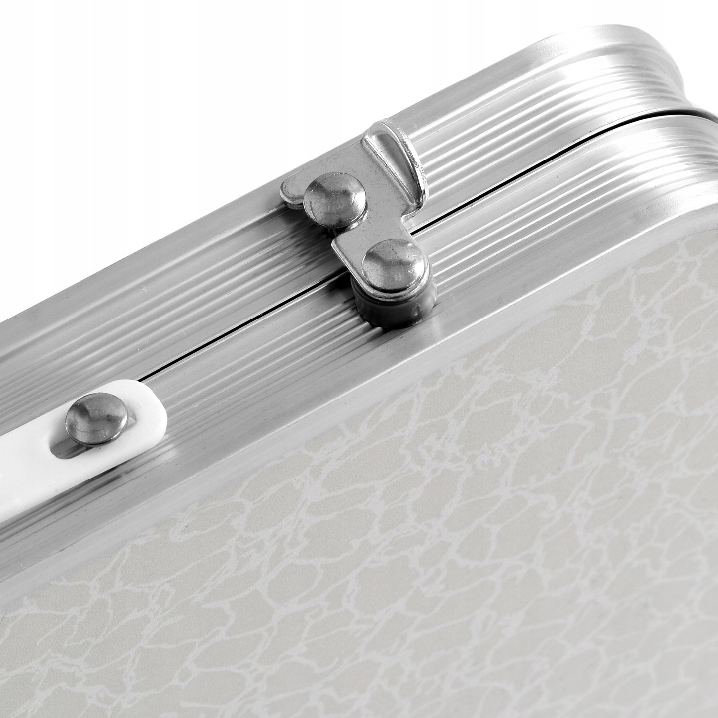 Stalinis turistinis/kempinginis MARCO, baltas, lagaminas