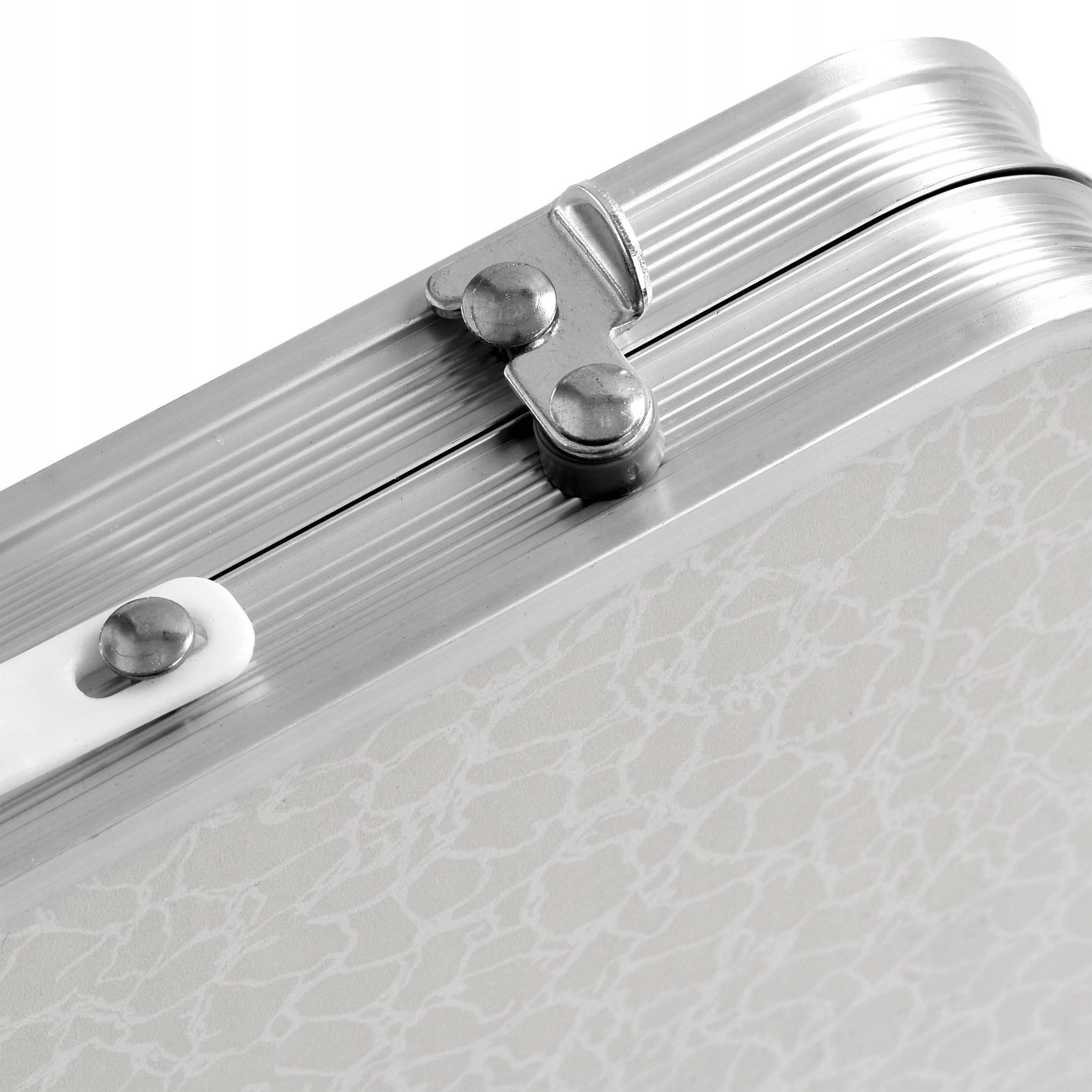 Stalinis turistinis/kempinginis MARCO, baltas, lagaminas