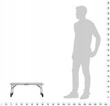 Stalinis turistinis/kempinginis MARCO, baltas, lagaminas