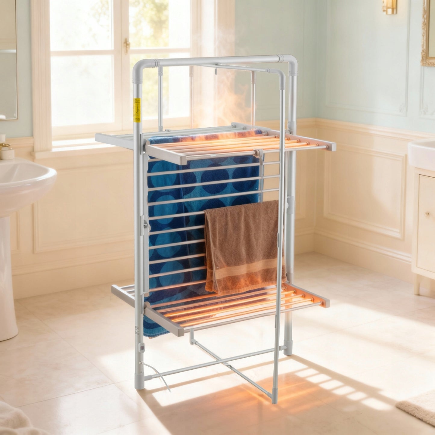 Elektrinis stovimas sulankstomas drabužių džiovintuvas 300W IP22 Adler AD 7829