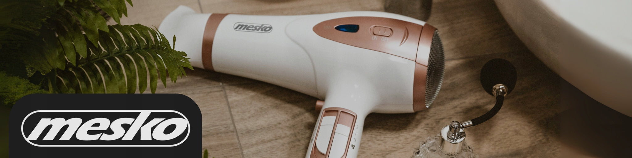 Plaukų džiovintuvas 2400W Su jonizacija Šalto oro funkcija + Koncentratorius ir Difuzorius