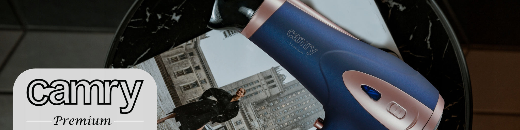 Plaukų džiovintuvas su difuzoriumi, jonizacija, šaltas pūtimas, galingas 2400W