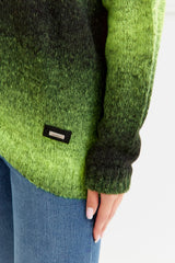 Moterų megztinis švelnus spalvos ilgomis rankovėmis 48 dydis