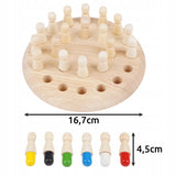 Atminties Šachmatų Žaidimas Edukacinis Medinis Memory Žaidimas Vaikams Atminimo Šachmatai
