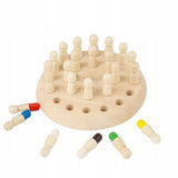 Atminties Šachmatų Žaidimas Edukacinis Medinis Memory Žaidimas Vaikams Atminimo Šachmatai