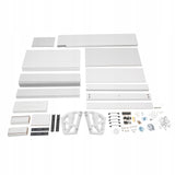 Didelės talpos batų spintelė su 2 sluoksniais/stalčiais, batų spintelė 80*24*120cm