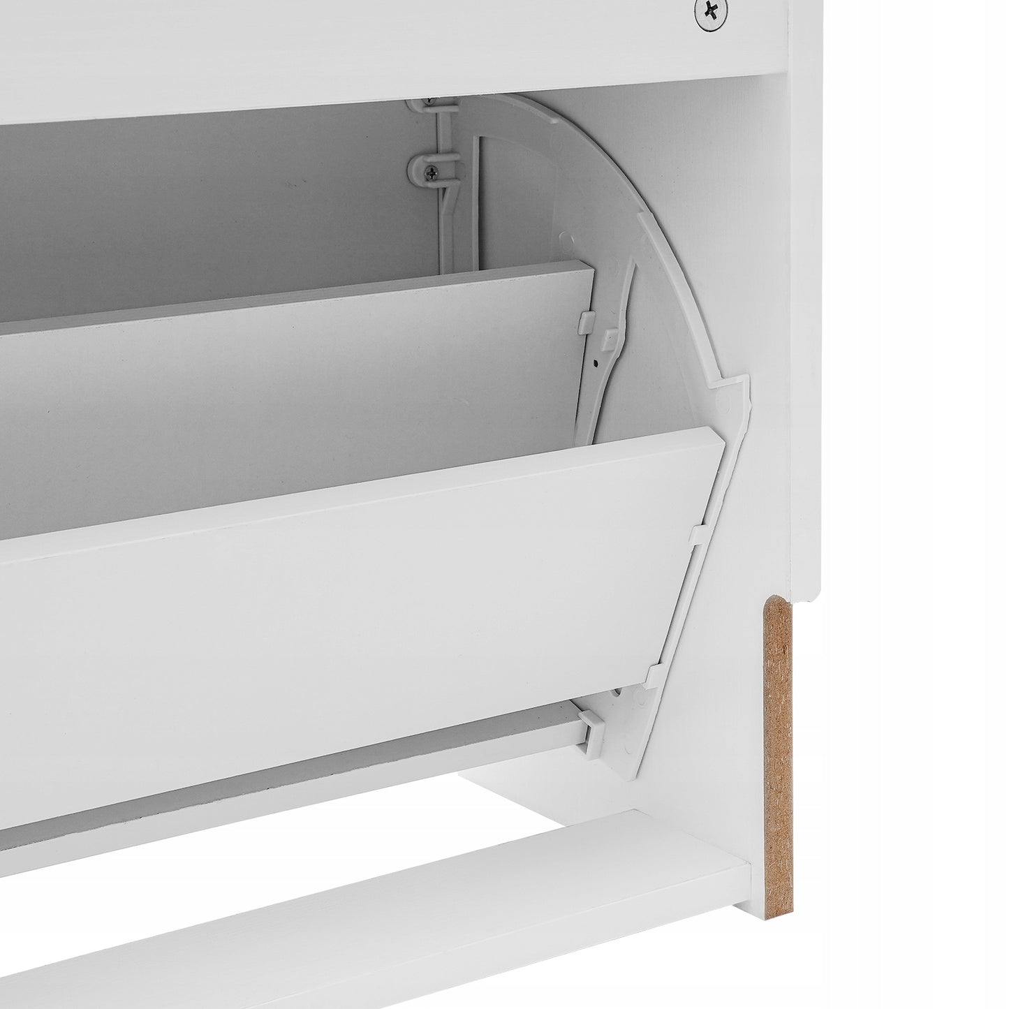 Didelės talpos batų spintelė su 2 sluoksniais/stalčiais, batų spintelė 80*24*120cm