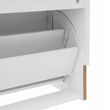 Didelės talpos batų spintelė su 2 sluoksniais/stalčiais, batų spintelė 80*24*120cm