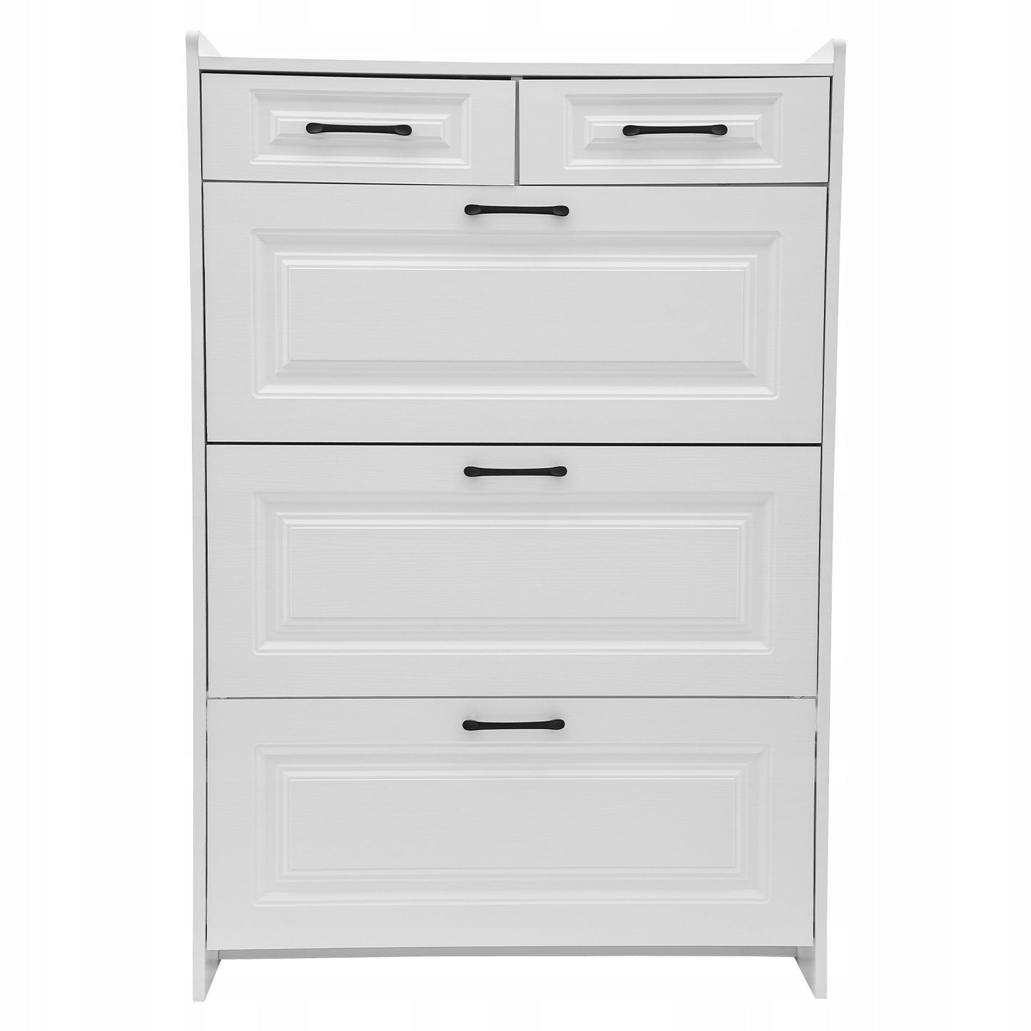 Didelės talpos batų spintelė su 2 sluoksniais/stalčiais, batų spintelė 80*24*120cm