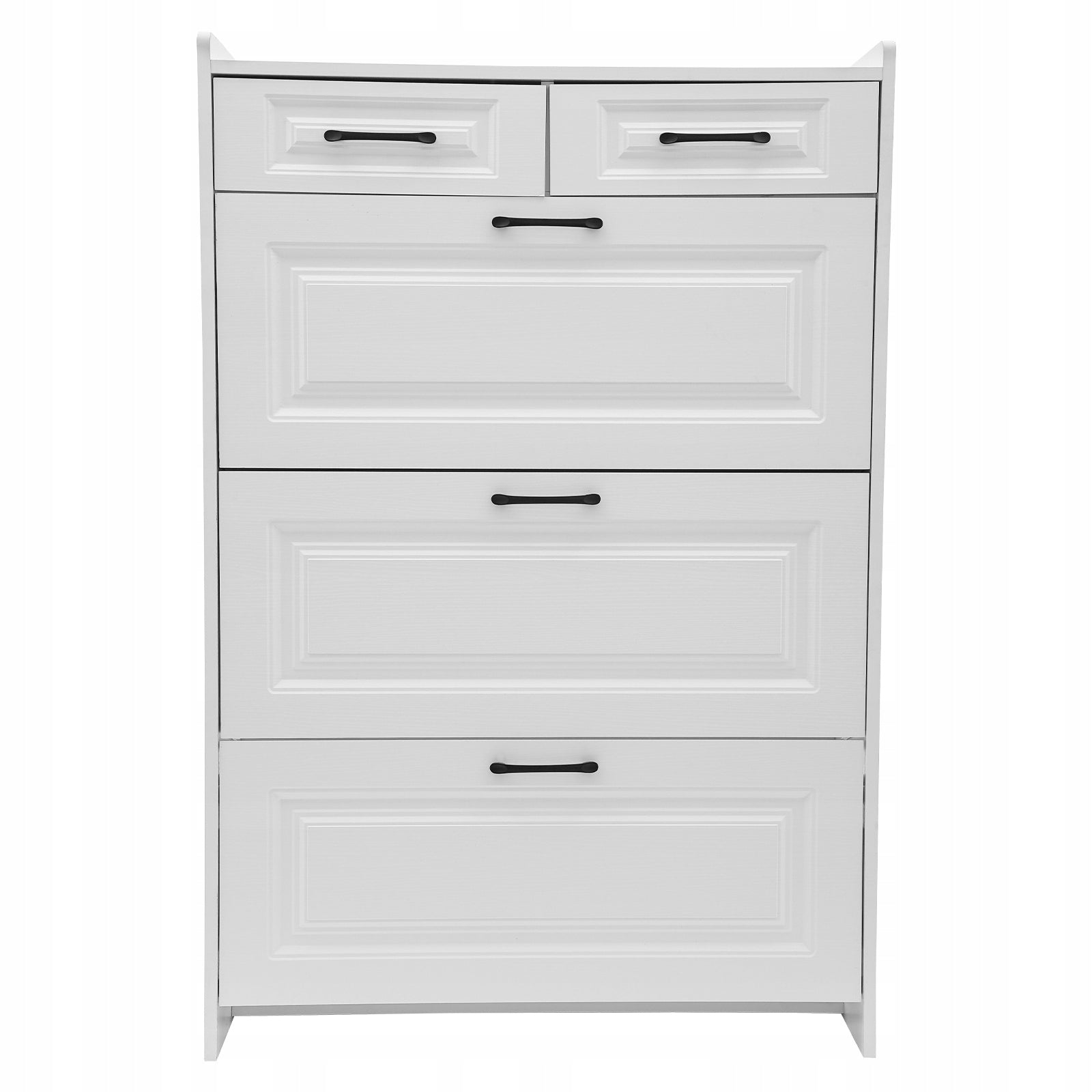 Didelės talpos batų spintelė su 2 sluoksniais/stalčiais, batų spintelė 80*24*120cm