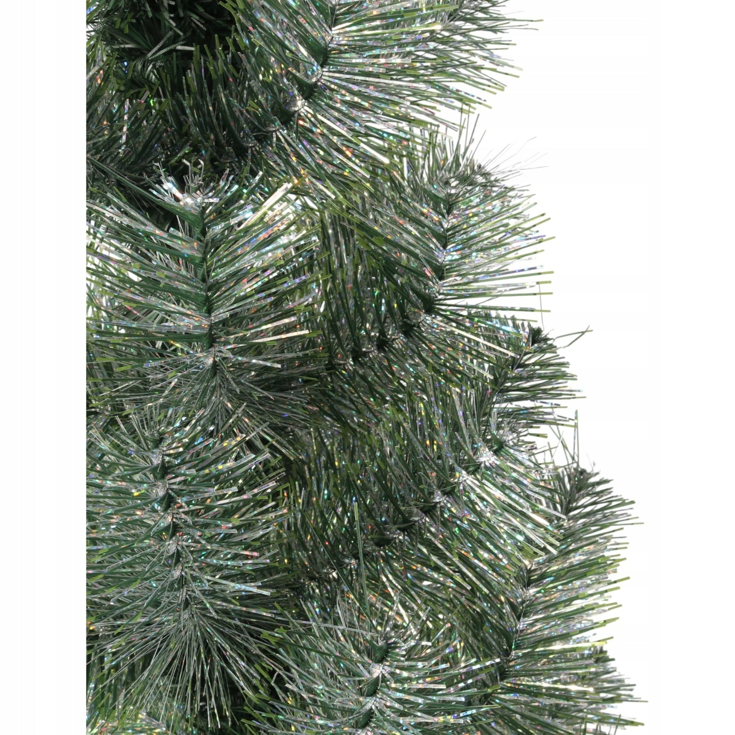 Dirbtinė eglutė žaliai sidabrinė GOLIAT 90cm Lenkijos gamyba Šventinė puošmena