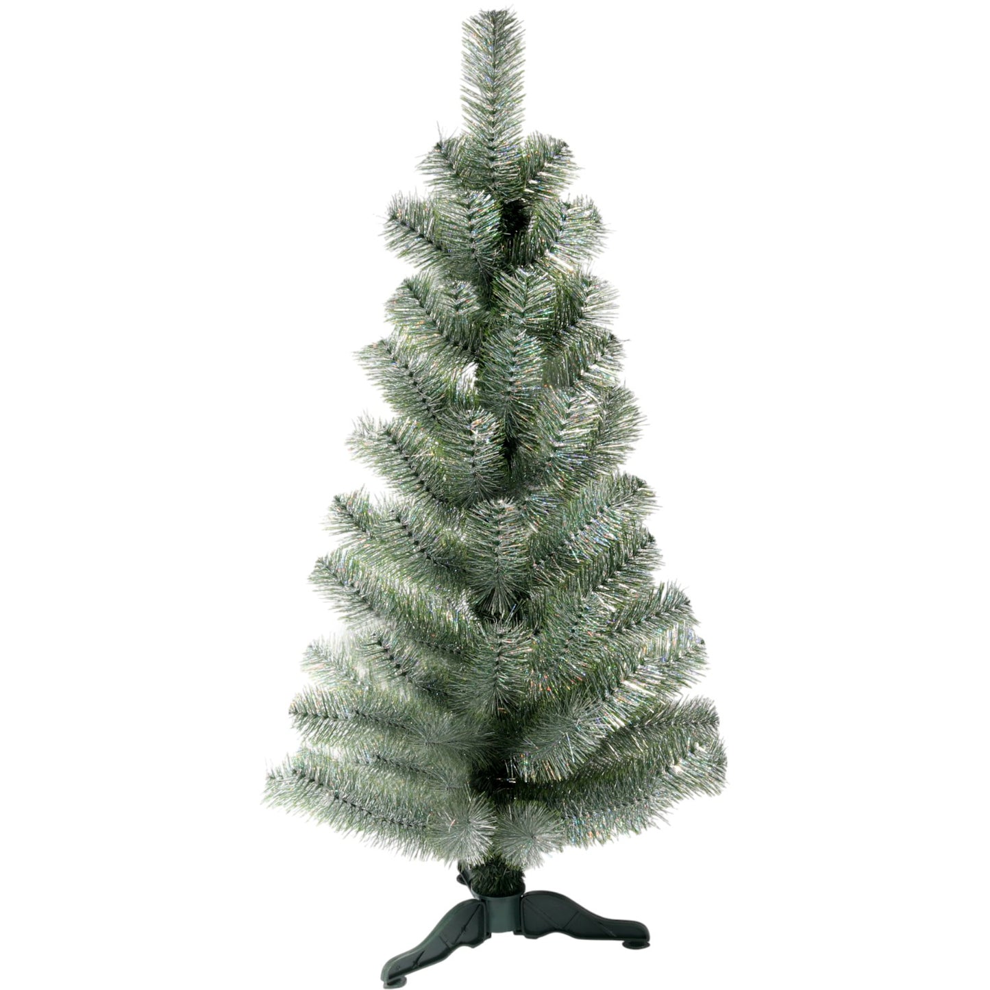 Dirbtinė eglutė žaliai sidabrinė GOLIAT 90cm Lenkijos gamyba Šventinė puošmena