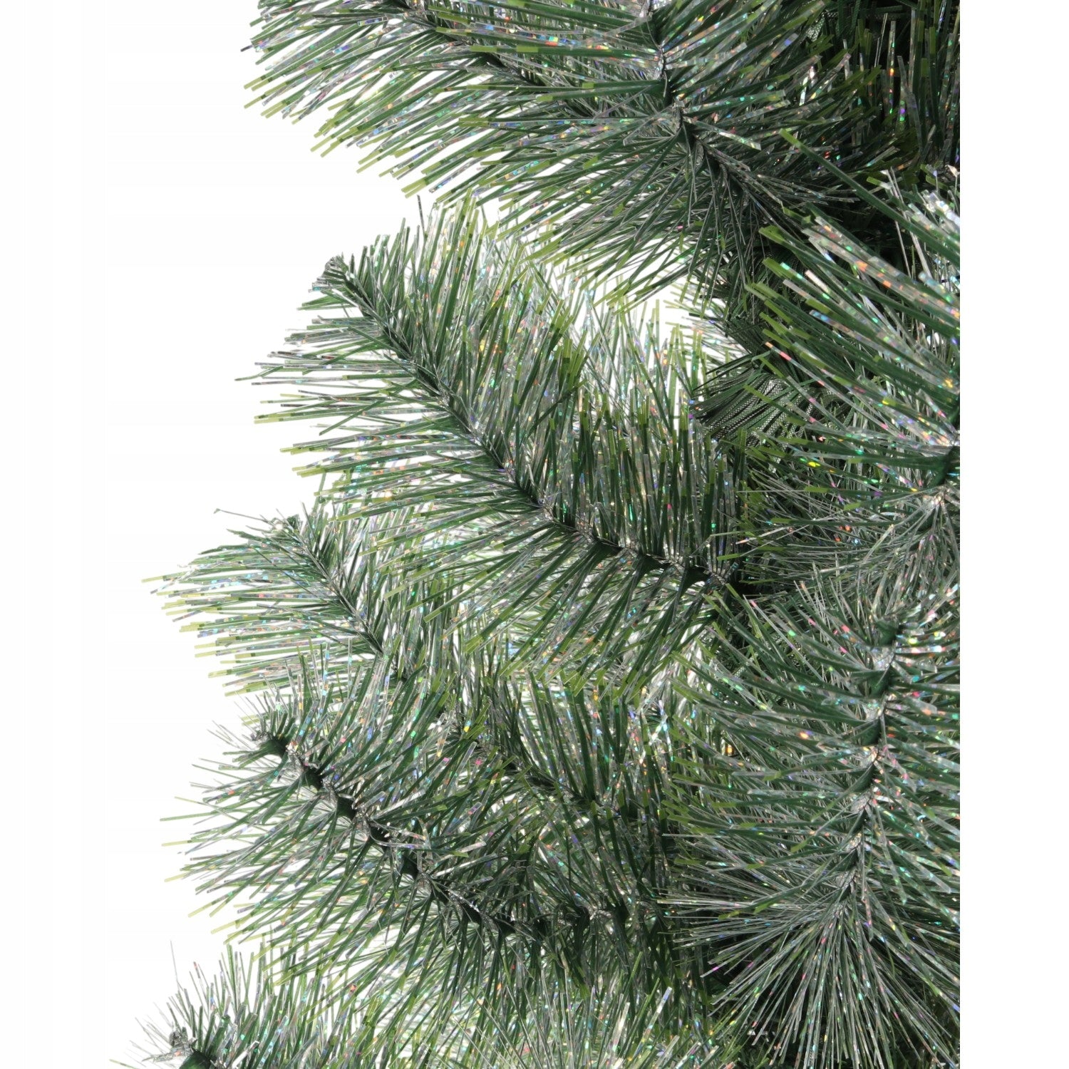 Dirbtinė eglutė žaliai sidabrinė GOLIAT 90cm Lenkijos gamyba Šventinė puošmena