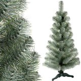 Dirbtinė eglutė žaliai sidabrinė GOLIAT 90cm Lenkijos gamyba Šventinė puošmena